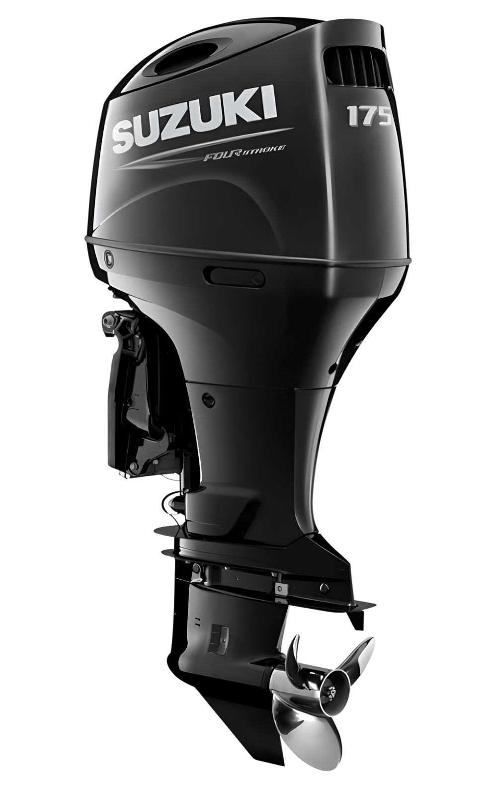 Suzuki DF175A 175HP 4-Stroke Outboard Motor – Long (20″) Shaft, Electric start view 4