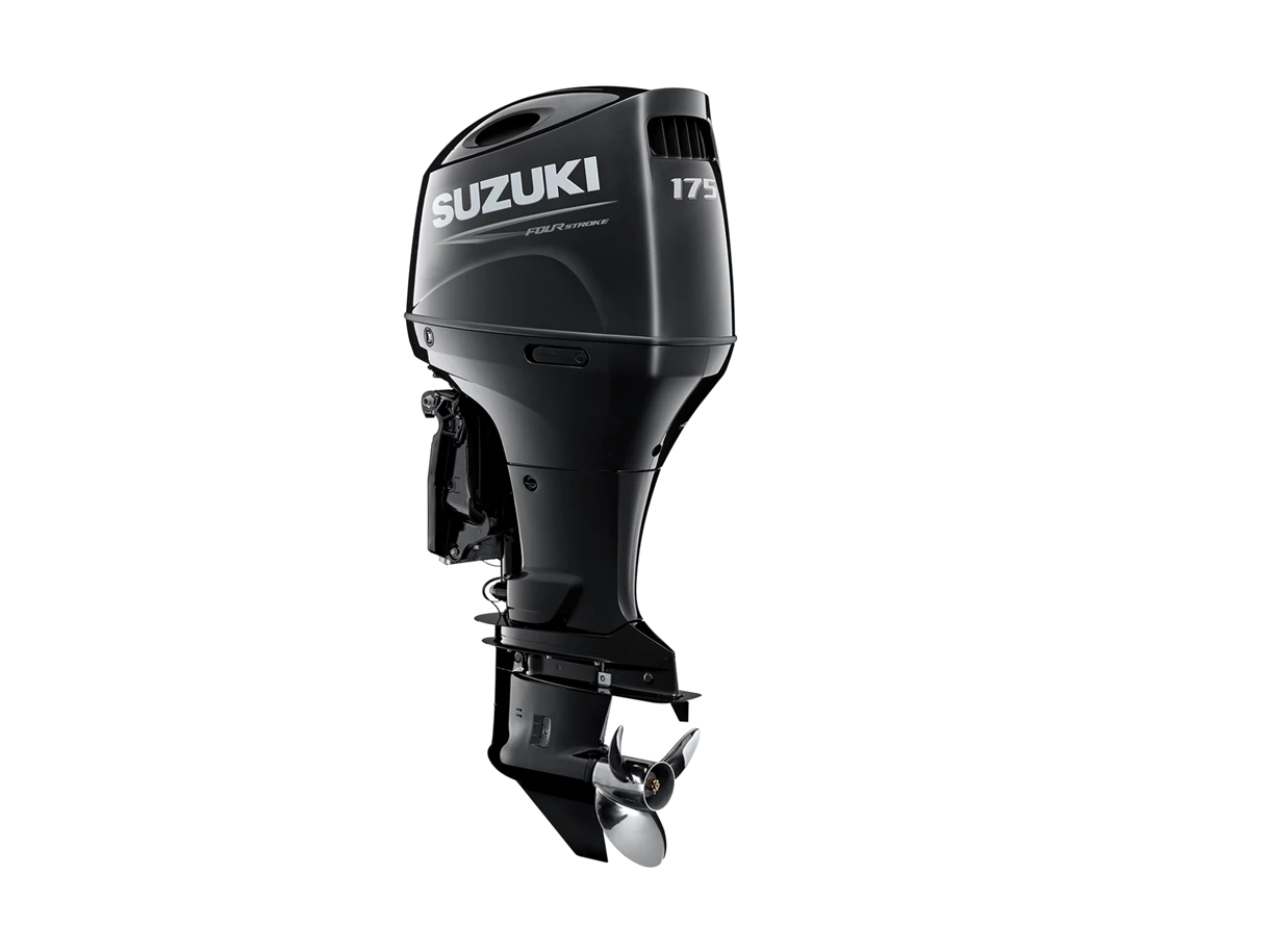 Suzuki DF175A 175HP 4-Stroke Outboard Motor – Long (20″) Shaft, Electric start