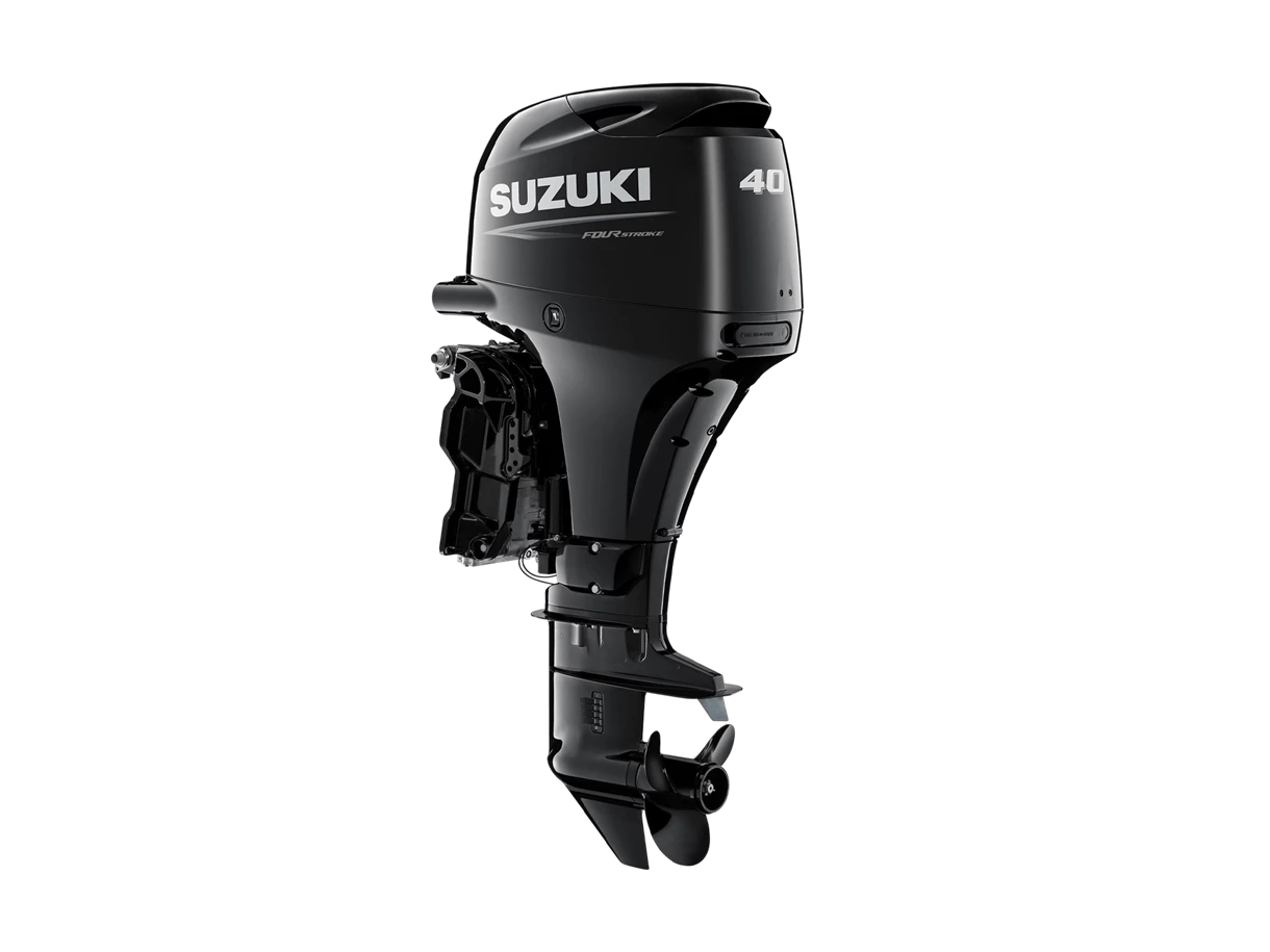 Suzuki DF40A 40HP 4-Stroke Outboard Motor – Long (20″) Shaft, Electric start