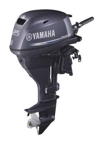 Yamaha F25SMHB 25HP 4-Stroke Outboard Motor – Short (15″) Shaft, Manual start view 2
