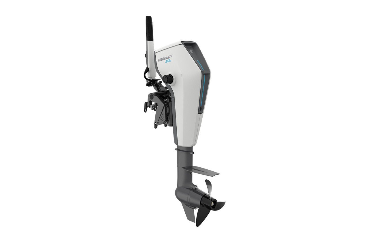 Mercury Avator Electric Outboard – 20ESH – 5hp Equivalent, Tiller, 15″ Shaft