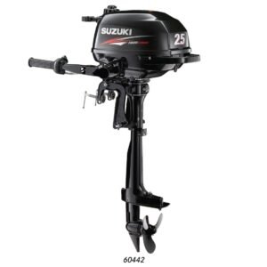 Suzuki DF2.5 2.5HP 4-Stroke Outboard Motor – Short (15″) Shaft, Manual start