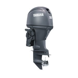 Yamaha 50hp High Thrust Outboard Motor 20" Shaft Standard Rotation Grey T50LC