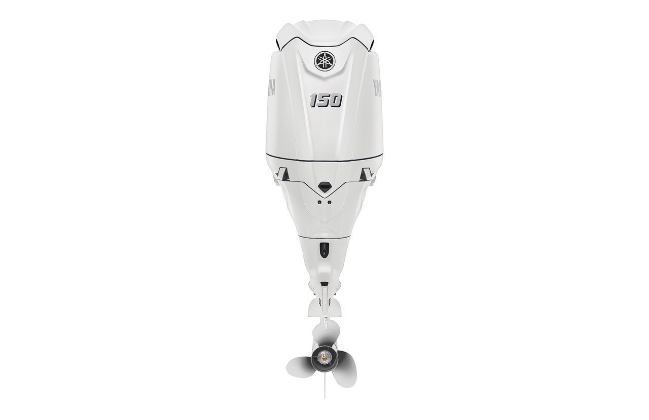 Yamaha 150hp Standard Outboard Motor 20" Shaft Standard Rotation Pearl White F150LD2 - Image 3