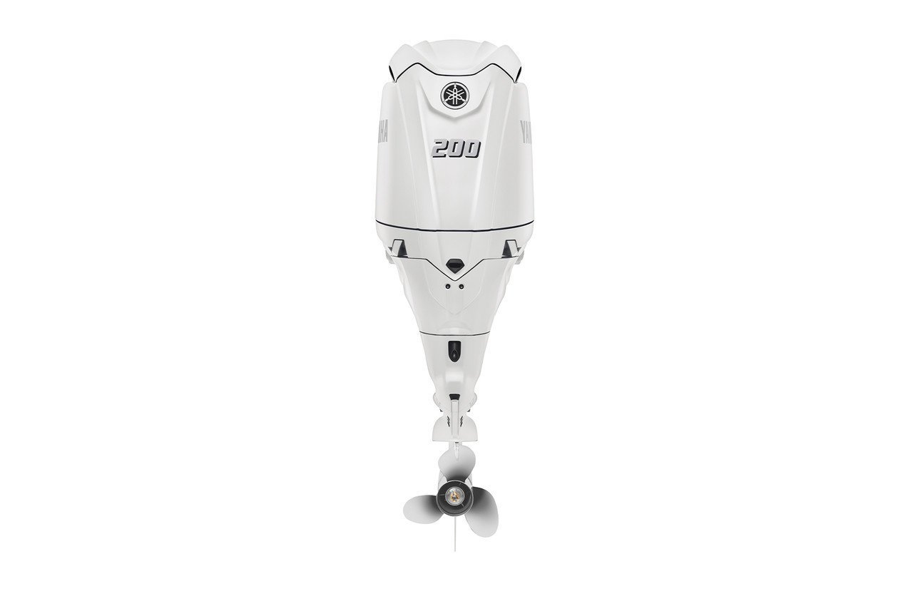 Yamaha 200hp Standard Outboard Motor 20" Shaft Standard Rotation Pearl White F200LD2 - Image 3