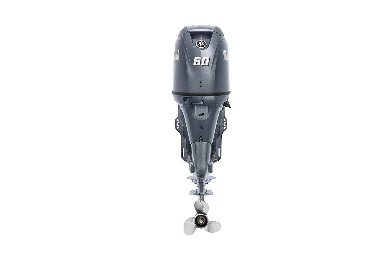 Yamaha 60hp Midrange Outboard Motor 20" Shaft Standard Rotation Grey F60LC - Image 3