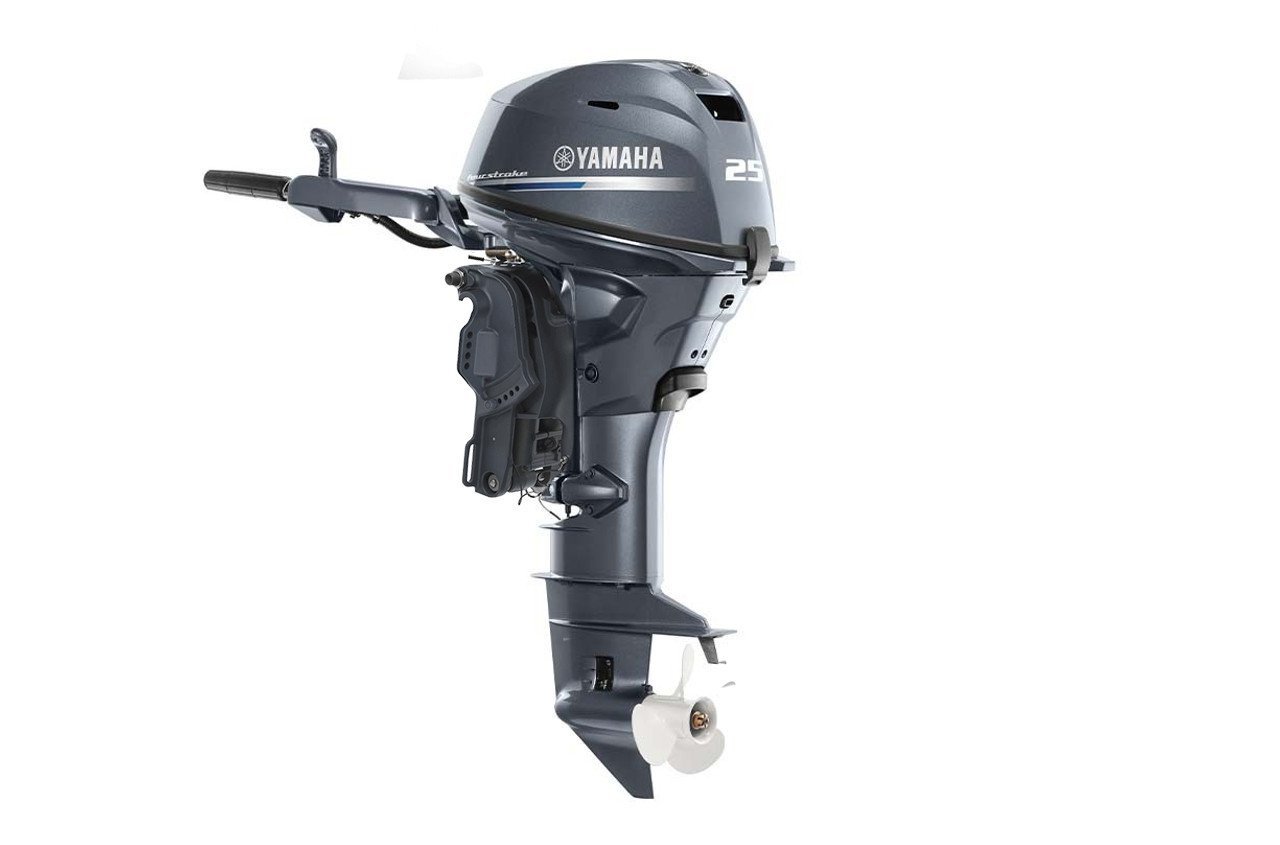 Honda 25hp Outboard | Tiller, Electric Start, 15″ Shaft | BF25D3SHG view 4