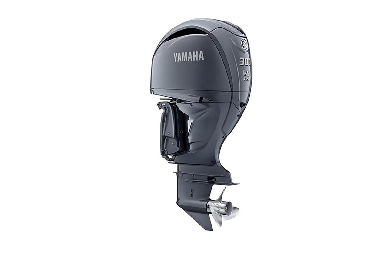 Yamaha 300hp DEC Outboard Motor 25" Shaft Counter Rotation Grey LF300XCB